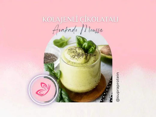 Kolajenli Çikolatalı Avokado Mousse - Supra Protein