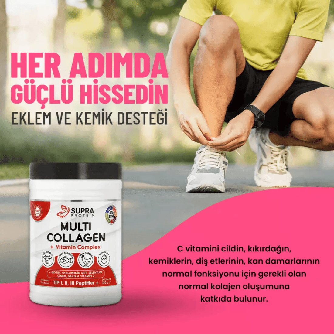 Eklem, Kemik ve Bağ Dokusu Sağlığı - Supra Protein