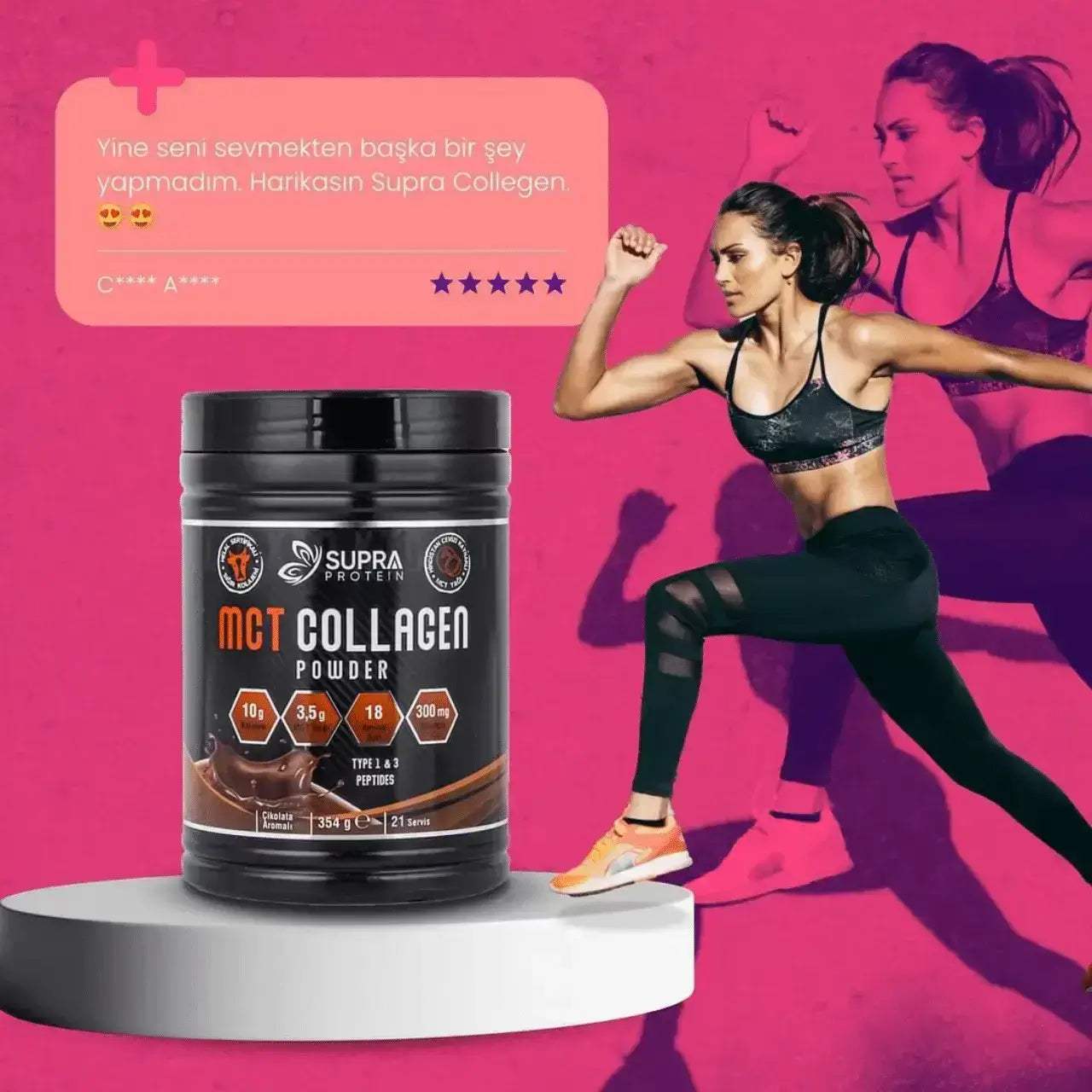 MCT Collagen ( MCT Yağı + Kolajen) - Supra Protein