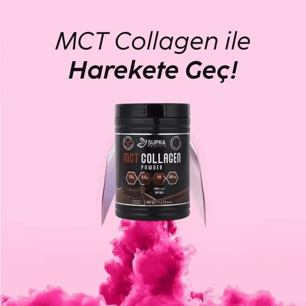 MCT Collagen ( MCT Yağı + Kolajen) - Supra Protein